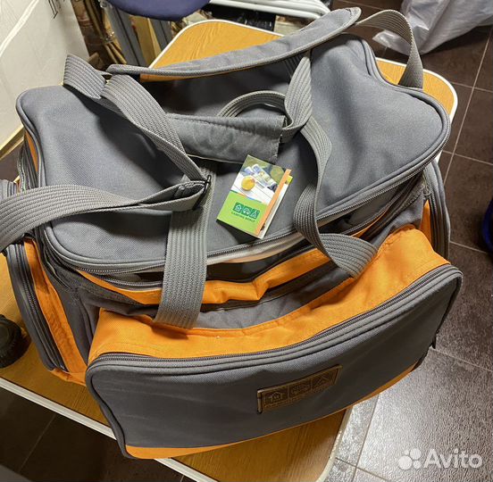 Сумка холодильник с набором для пикника