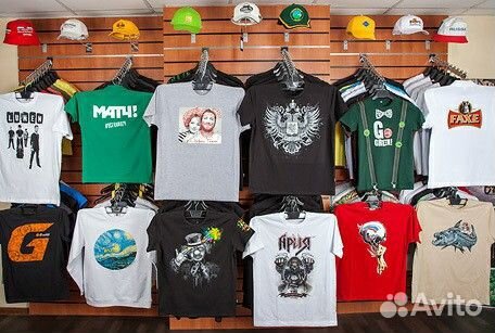 Печать на футболках, логотипов DTF