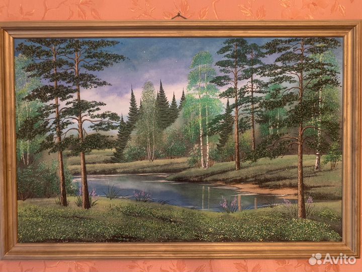 Картина уральская каменная крошка 90*60