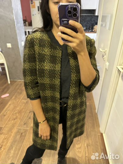 Дизайнерское пальто пиджак шерстяное от Mashkara