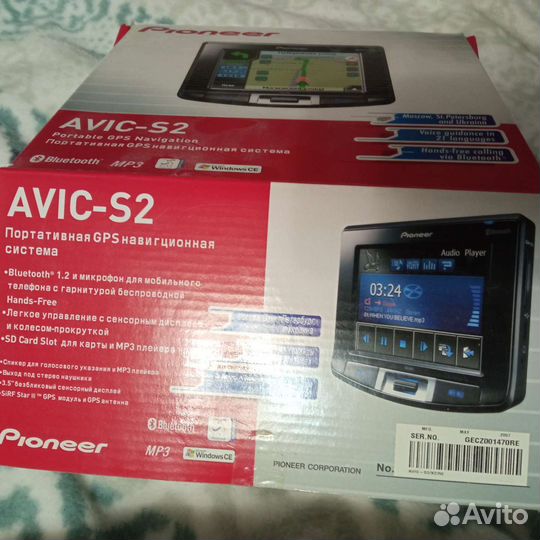 Gps навинационная система pioneer avic-s2