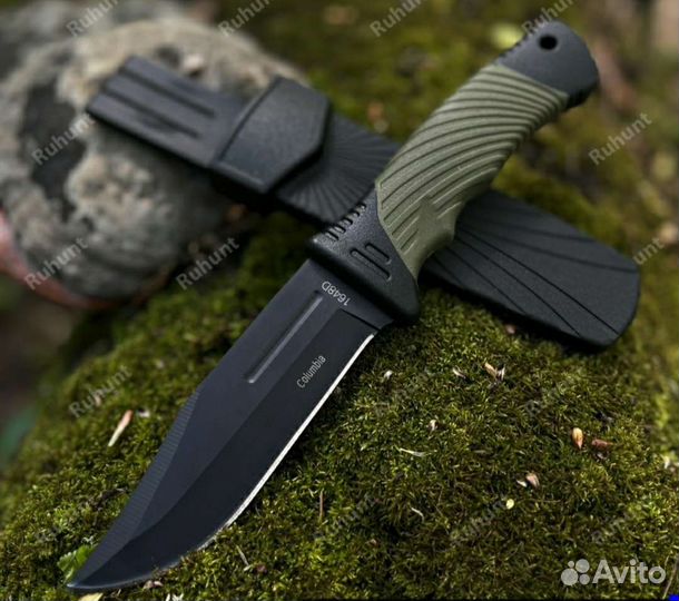 Ножи охотничии новые Columbia с чехлом