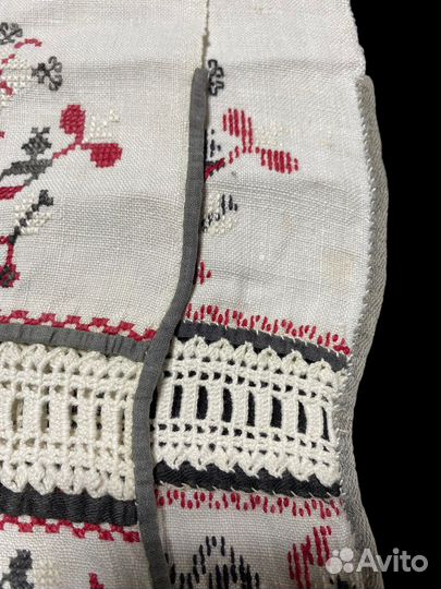 Старинное полотенце Домотканый рушник