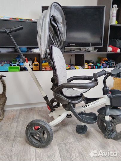 Велосипет детский(3-х колёсный с ручкой)