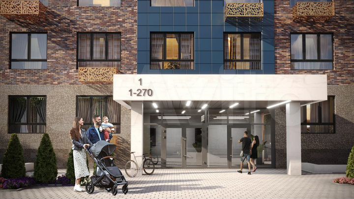 3-к. квартира, 96,4 м², 4/25 эт.