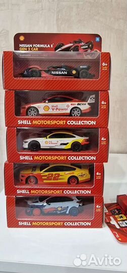 Коллекционные машинки Shell