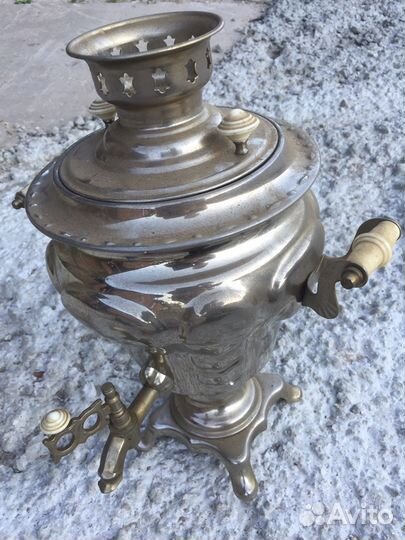 Самовар латунь электрический