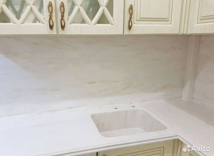 Столешница для кухни из искусственного камня