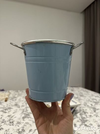 Ведро декоративное