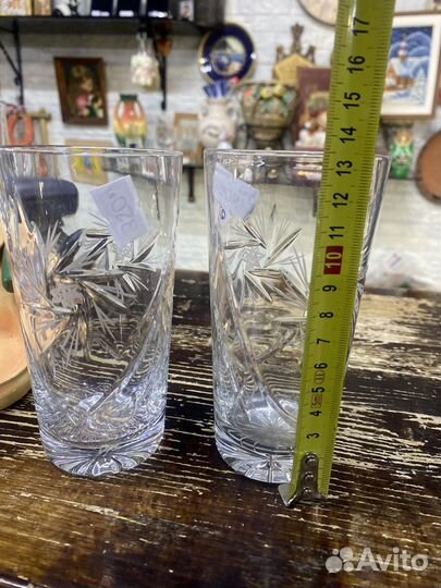 Хрустальные стаканы СССР