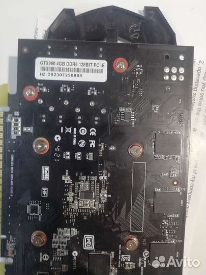Видеокарта gtx 960