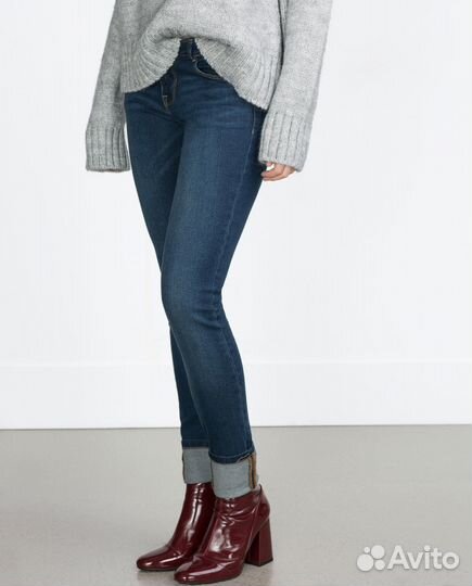 Новые джинсы Zara skinny, размер 38-40 российский
