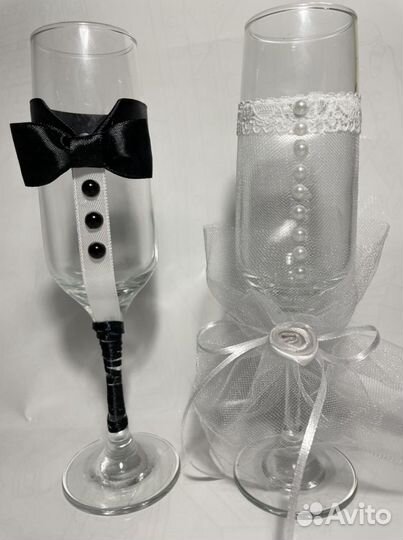 Бокалы для жениха и невесты