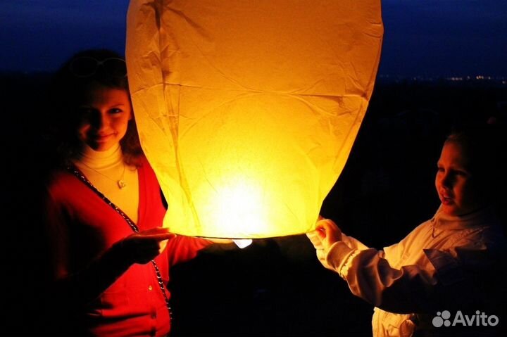 Небесные летающие огненные фонарики