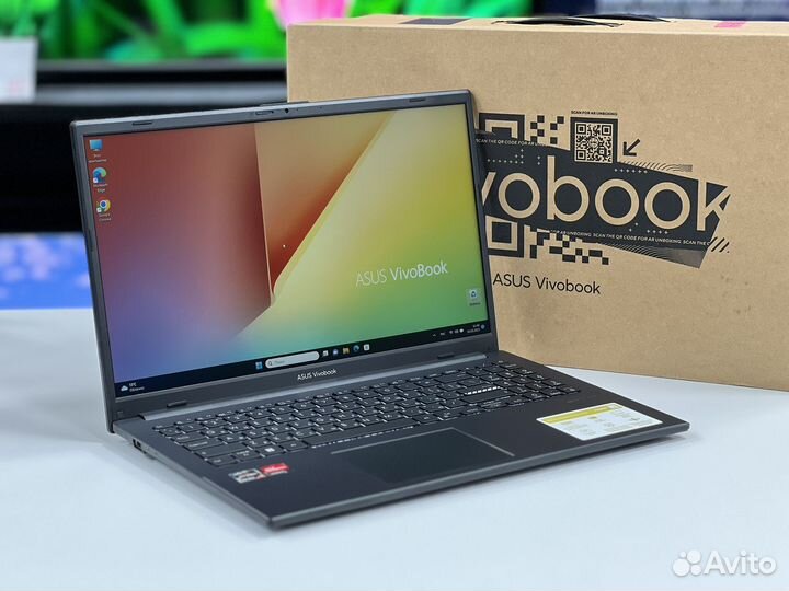 Новый Asus VivoBook Ryzen 5 7th 16G DDR5 SSD512g