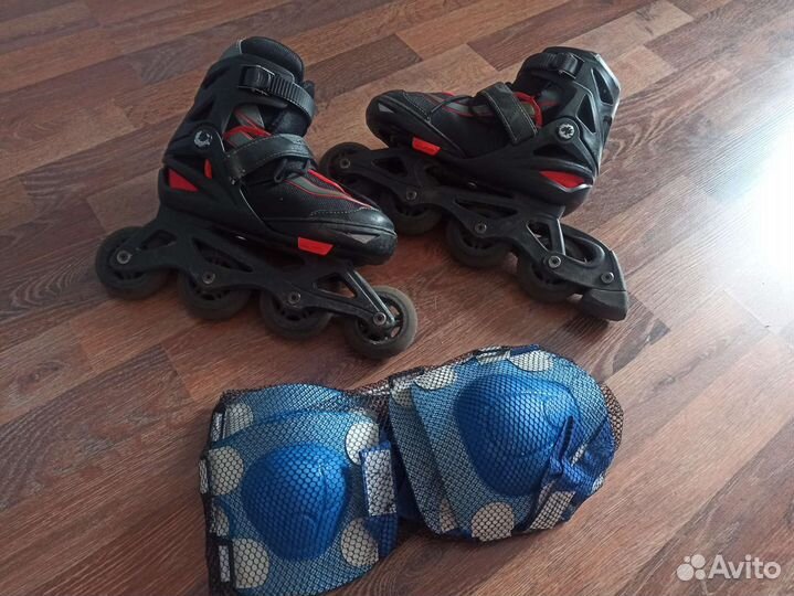 Роликовые коньки детские раздвижные