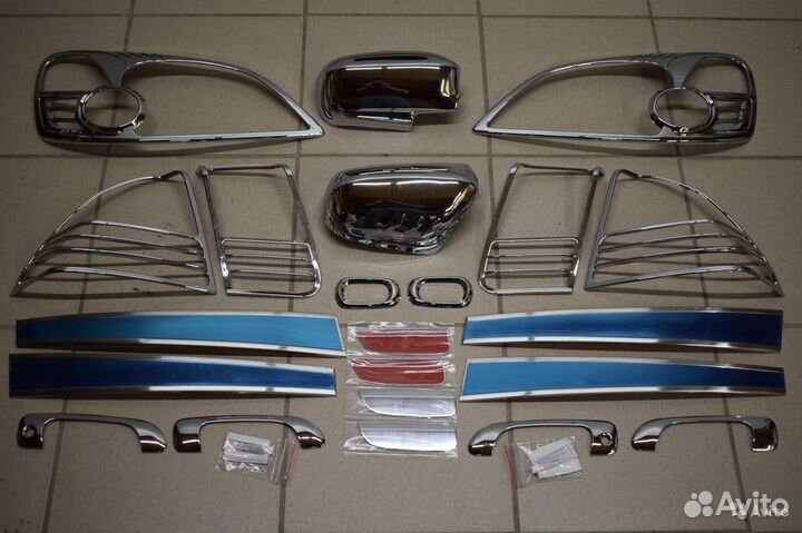 Honda Civic 2001-2006г. Набор хрома