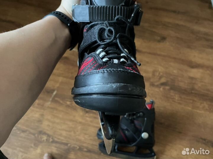 Коньки ледовые раздвижные K2