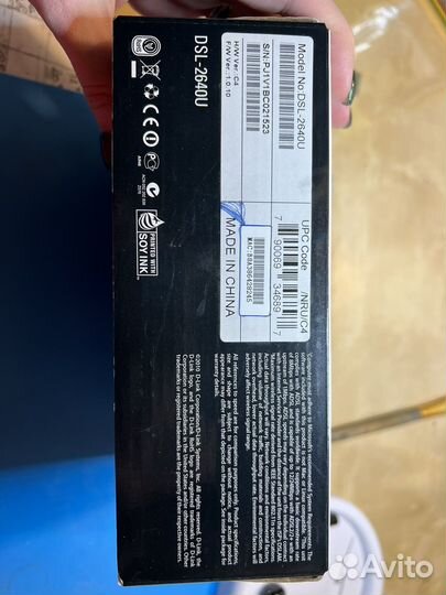 Wireless N 150 adsl2+Modem Router dlink DSL-2640U