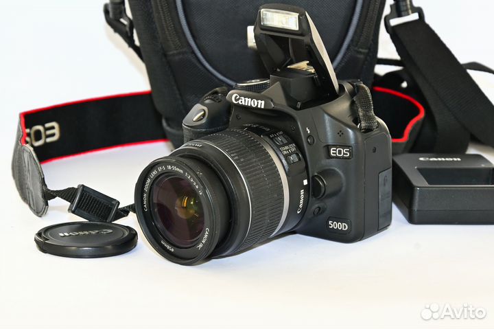 Canon EOS 500D/T1i 15.1MP зеркалка Kit 18-55