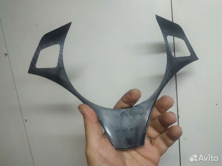 Накладка кнопок руля бмв Е90 Е84 карбон