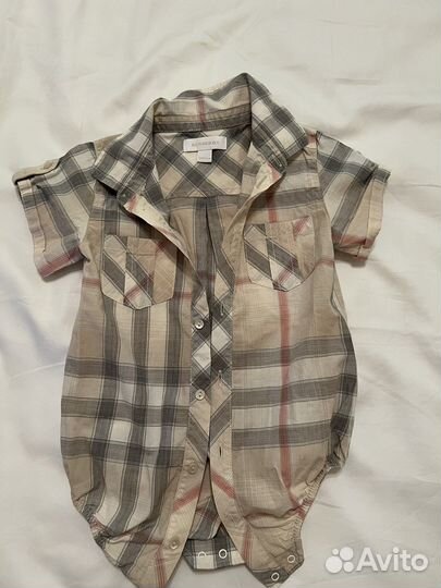 Рубашка-боди burberry