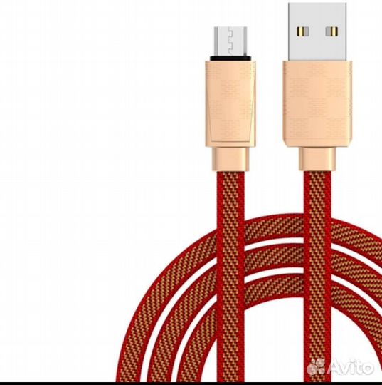 Кабель для телефона TFN microusb Fashion, Gold