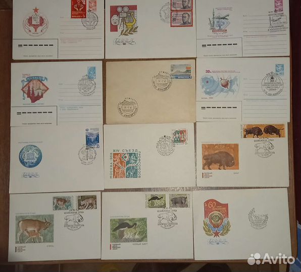 Почтовые конверты СССР, кпд
