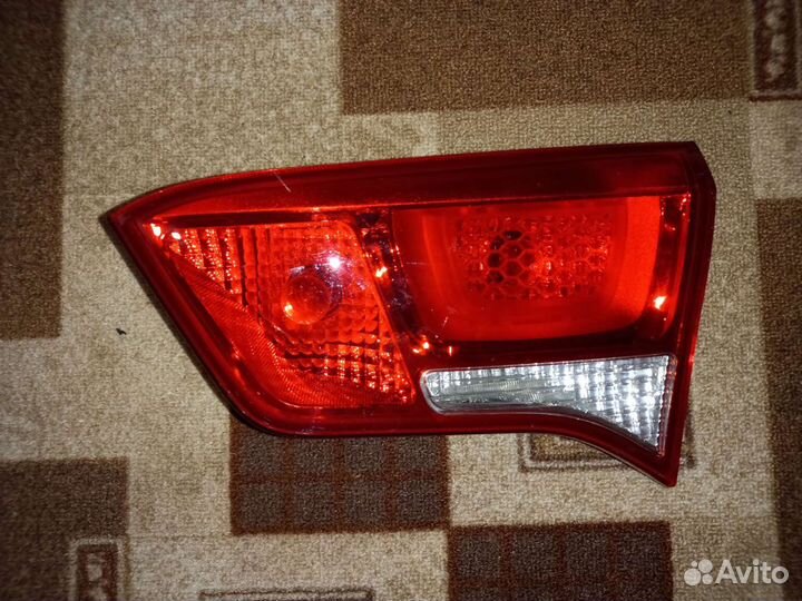 Задние фонари на kia Rio 3