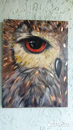 Картина сова
