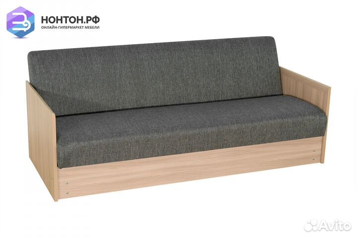 Диван книжка Ручеек-Ламино серый