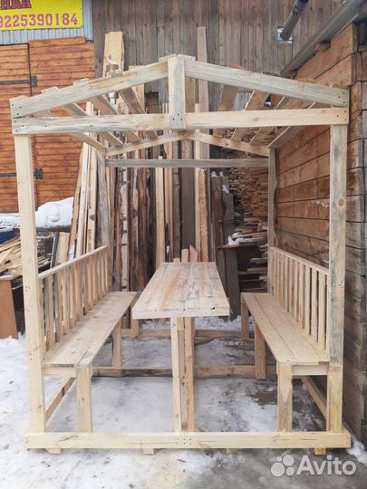 Деревянные беседки