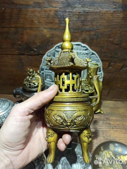 Статуэтки Фен-шуй. Бронза. Тибетское серебро