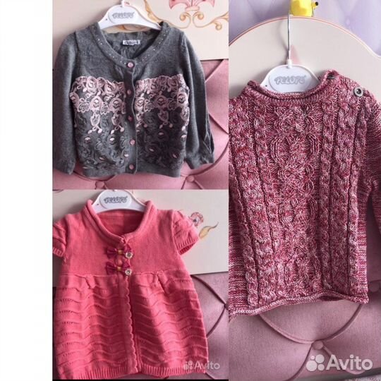 Вещи для девочки 80-86, свитер 92