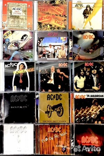 AC/DC большинство альбомов. Музыка на cd дисках