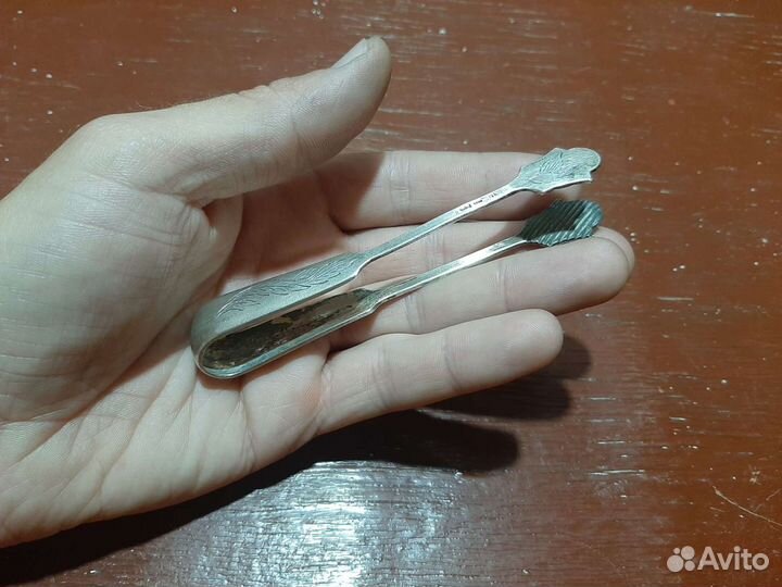 Щипцы для сахара серебро 875