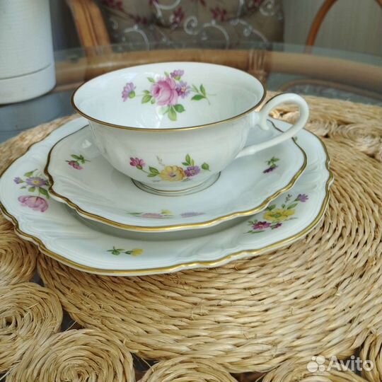 Чайное трио фарфор. Германия.Розенталь.Винтерлинг