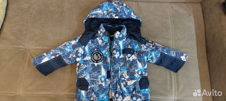 Зимняя куртка для мальчика 86 92