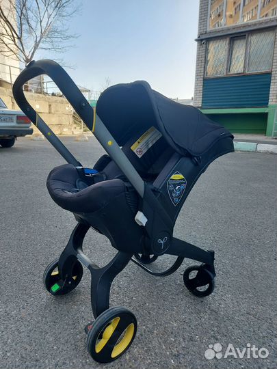 Автолюлька на колесах для новорожденных