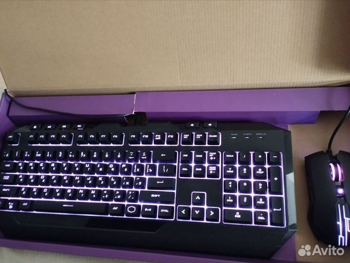 Комплект клавиатура и мышь coolermaster Combo Deva