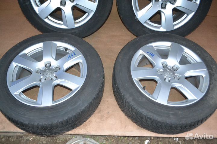 Диски audi бу R17 с зимними шинами 225 55 17