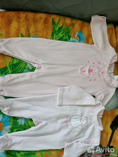 Детские вещи пакетом для девочки от 0 месяцев