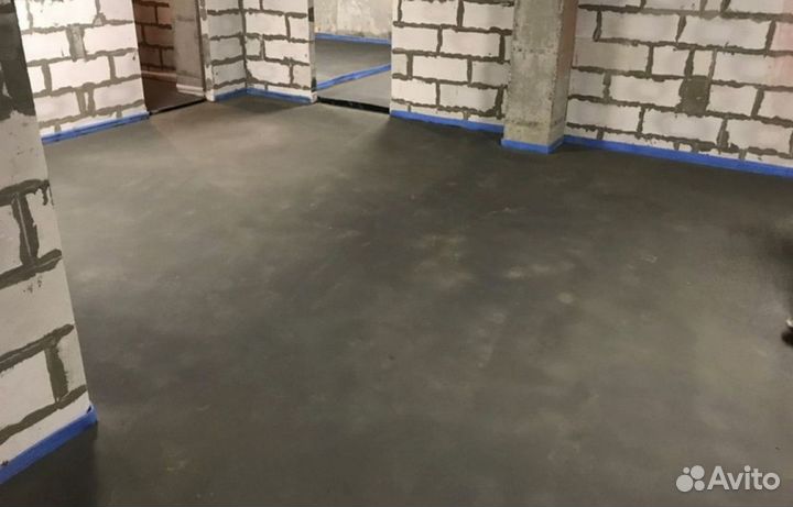 Стяжка пола под ключ (полуручка)