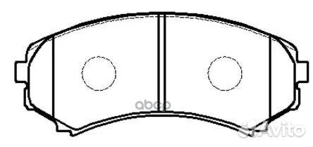 Колодки тормозные дисковые mitsubishi: pajero 9