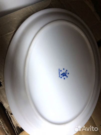 Тарелки овальные фарфор импортные ресторанные