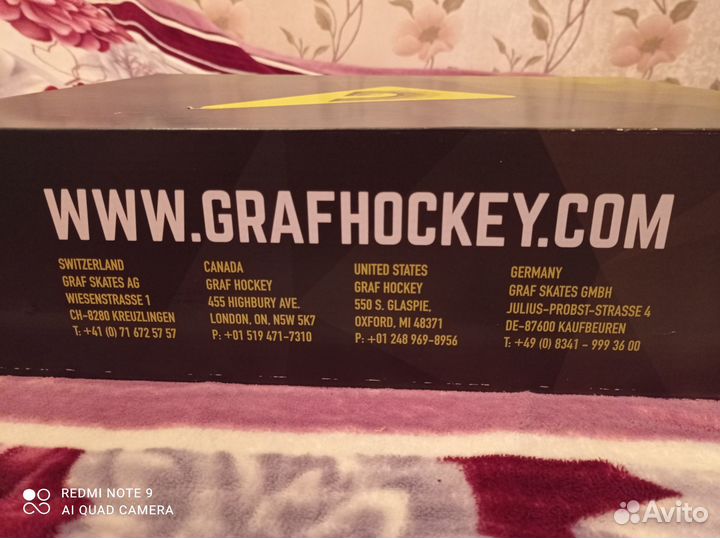 Коньки хоккейные graf