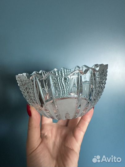 Салатник хрустальный, 14 см