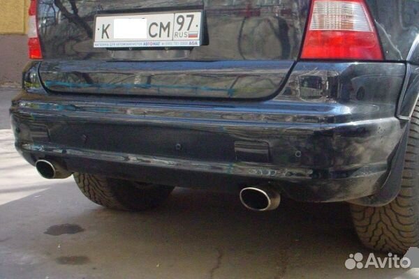 Юбка передняя Brabus Mercedes ML W163 (дорест.)