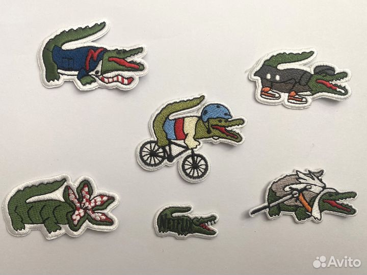 Нашивки Lacoste Netflix