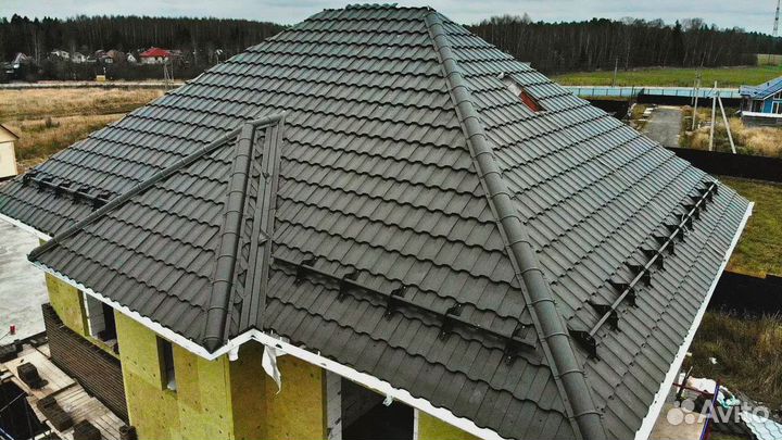 Металлочерепица Монтекристо Norman 9006